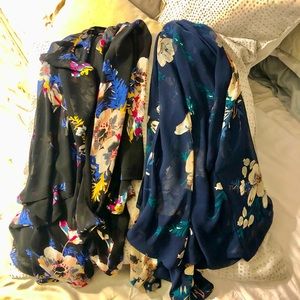Bundle of 2 sheer kimonos